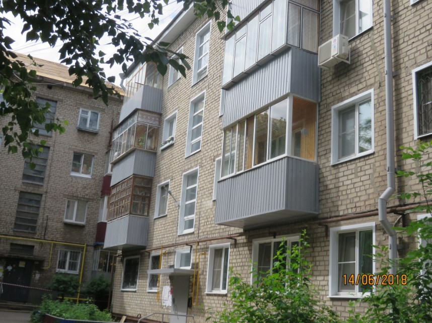 На улице Крупской завершился капитальный ремонт двух домов