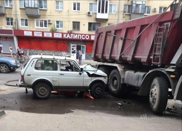 Видео последствий столкновения 