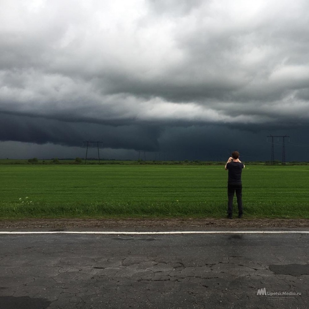 В Липецкой области объявлено штормовое предупреждение