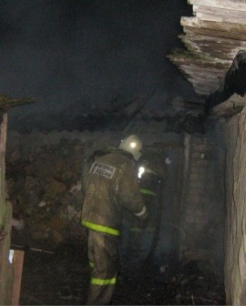 Огонь уничтожил сено в селе Липецкой области