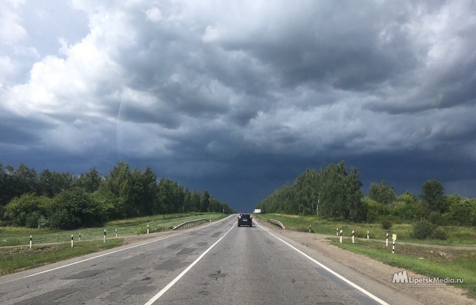 В Липецкой области трубят о штормовом предупреждении