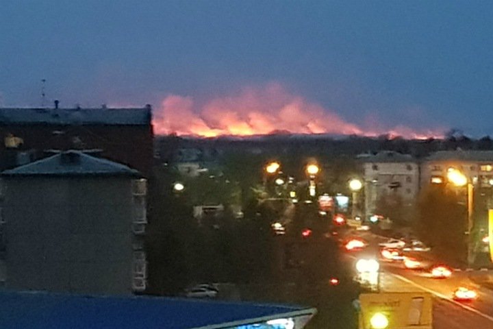 Природные пожары подошли к Иркутску. Видео