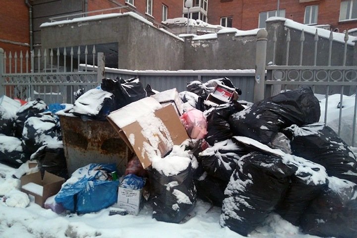 «Экология-Новосибирск» списала проблемы с вывозом мусора на морозы