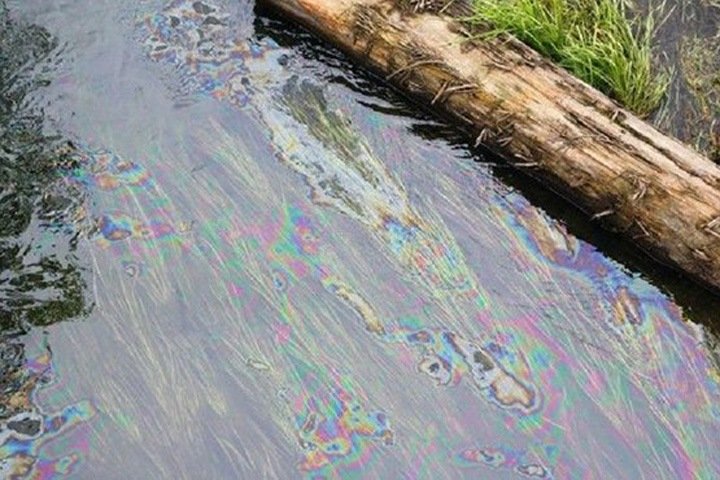 Красноярская прокуратура начала проверку после сообщений о нефтяных пятнах на реке около ТЭЦ-1